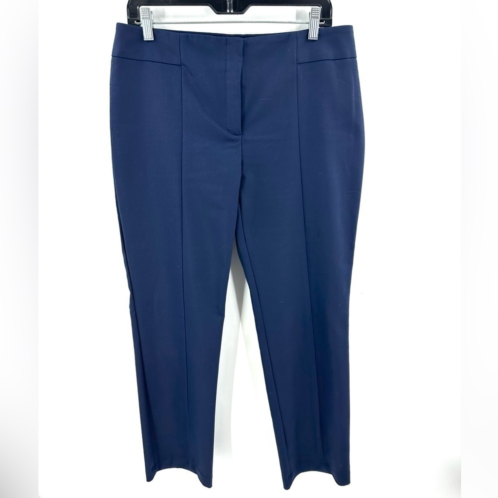 Chicos So Slimming Grace Pants Womens 10 Stretch Cotton Capsule Office Career